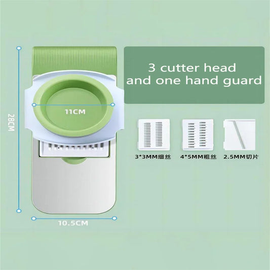 Stainless Steel Multifunctional Vegetable Slicer with Safety hand Guard  
